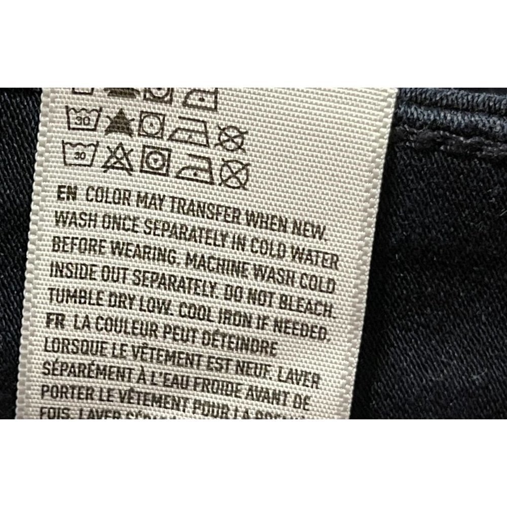 American Eagle Hi-Rise Jegging Dark Wash Raw Hem Size 0 - Picture 7 of 10